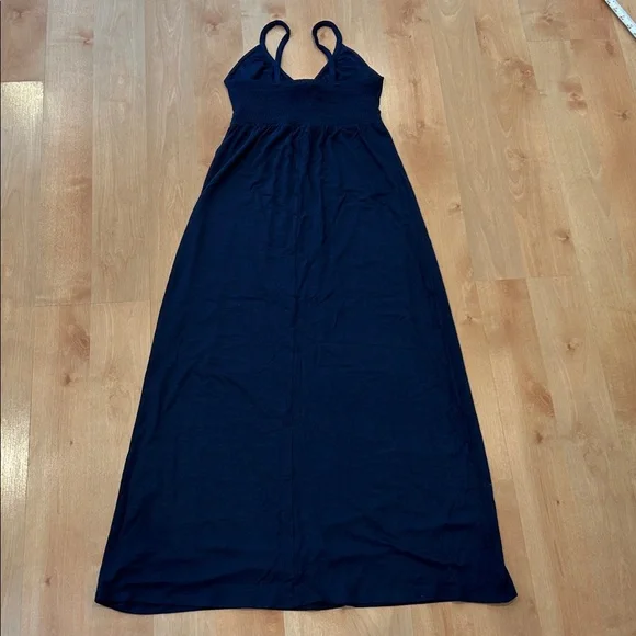 Old Navy navy long maxi dress size extra small petite - Picture 4 of 5